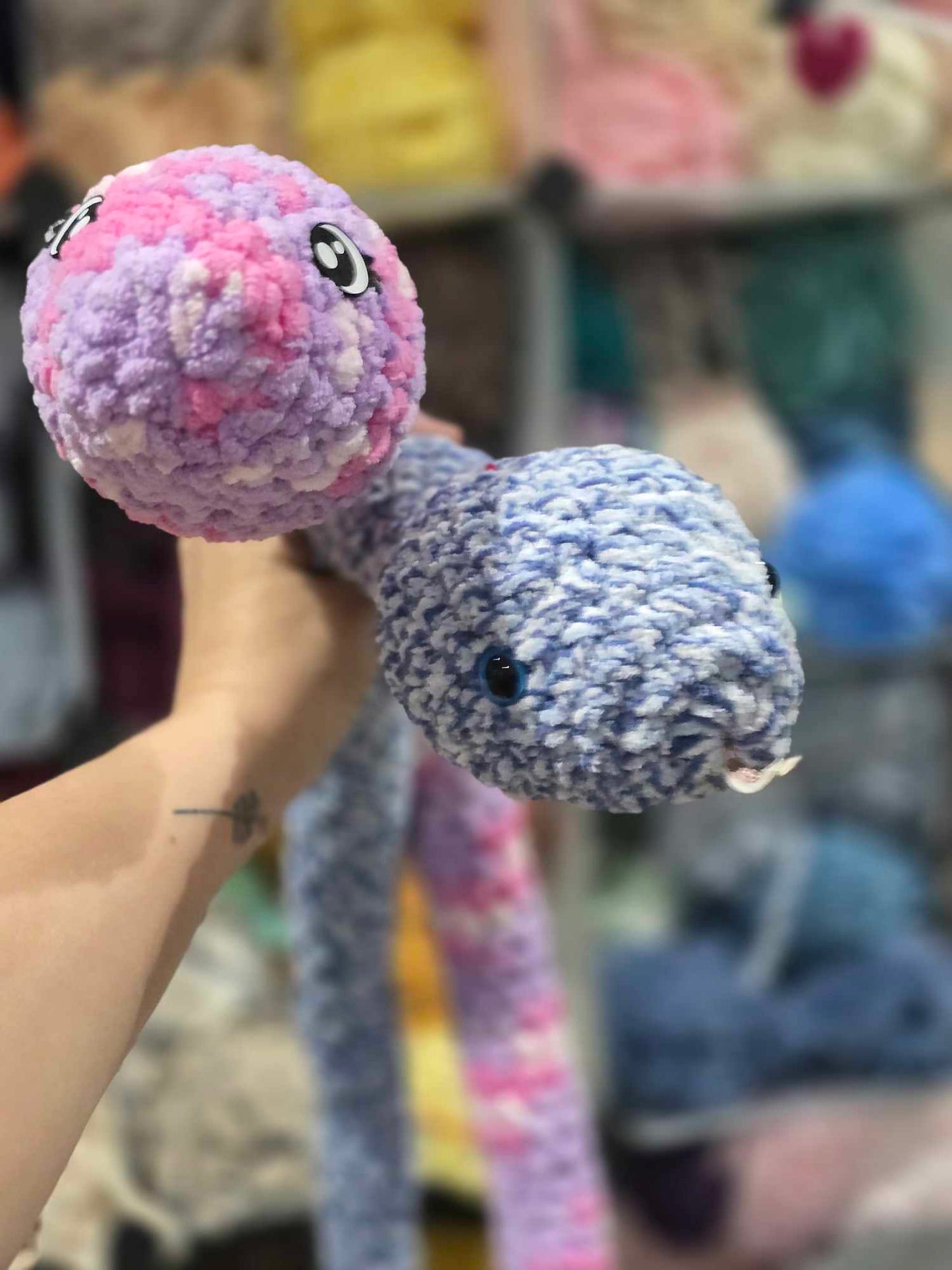 Crocheted Snakes