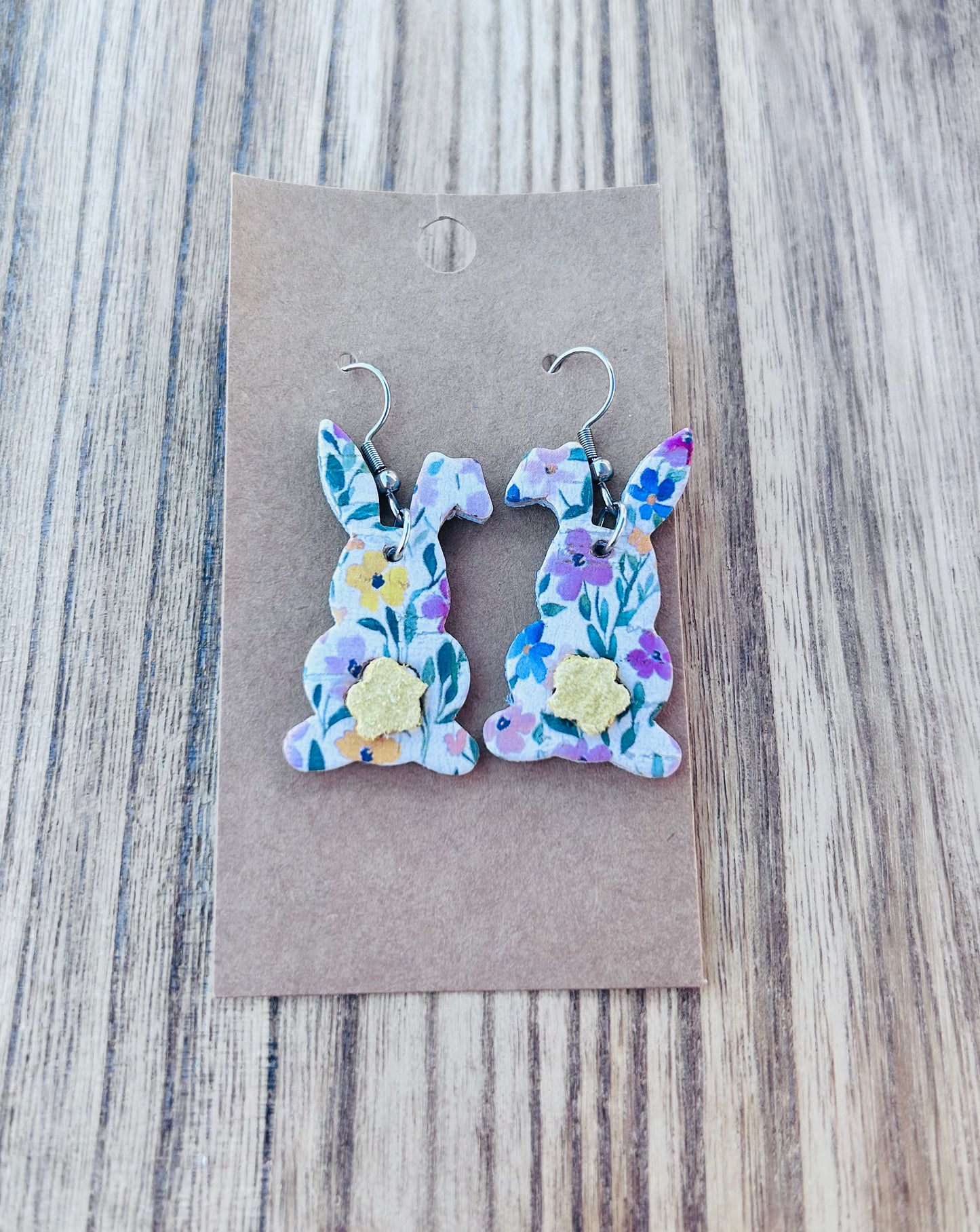 Easter Bunny Dangle Earrings