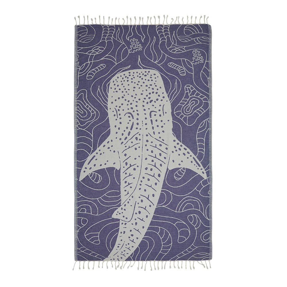 WhleShark Turkish Beach Towels Quick-dry Oversized Sand-free