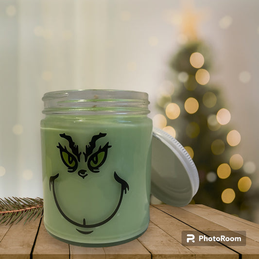 Grinch Candle