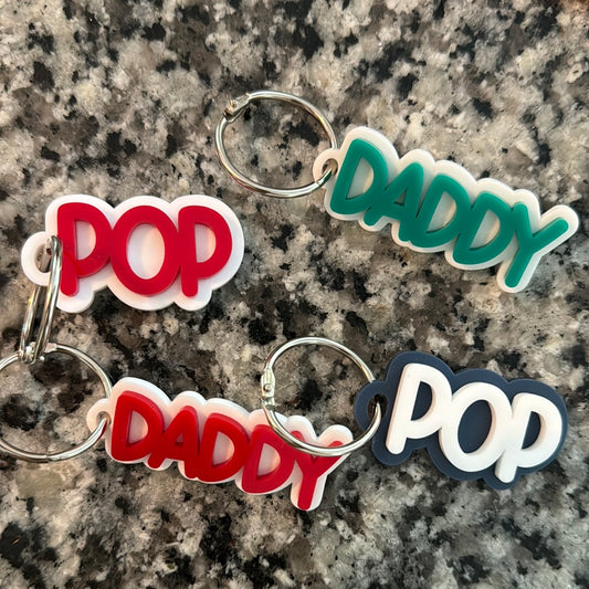 Fathers Day Keychains