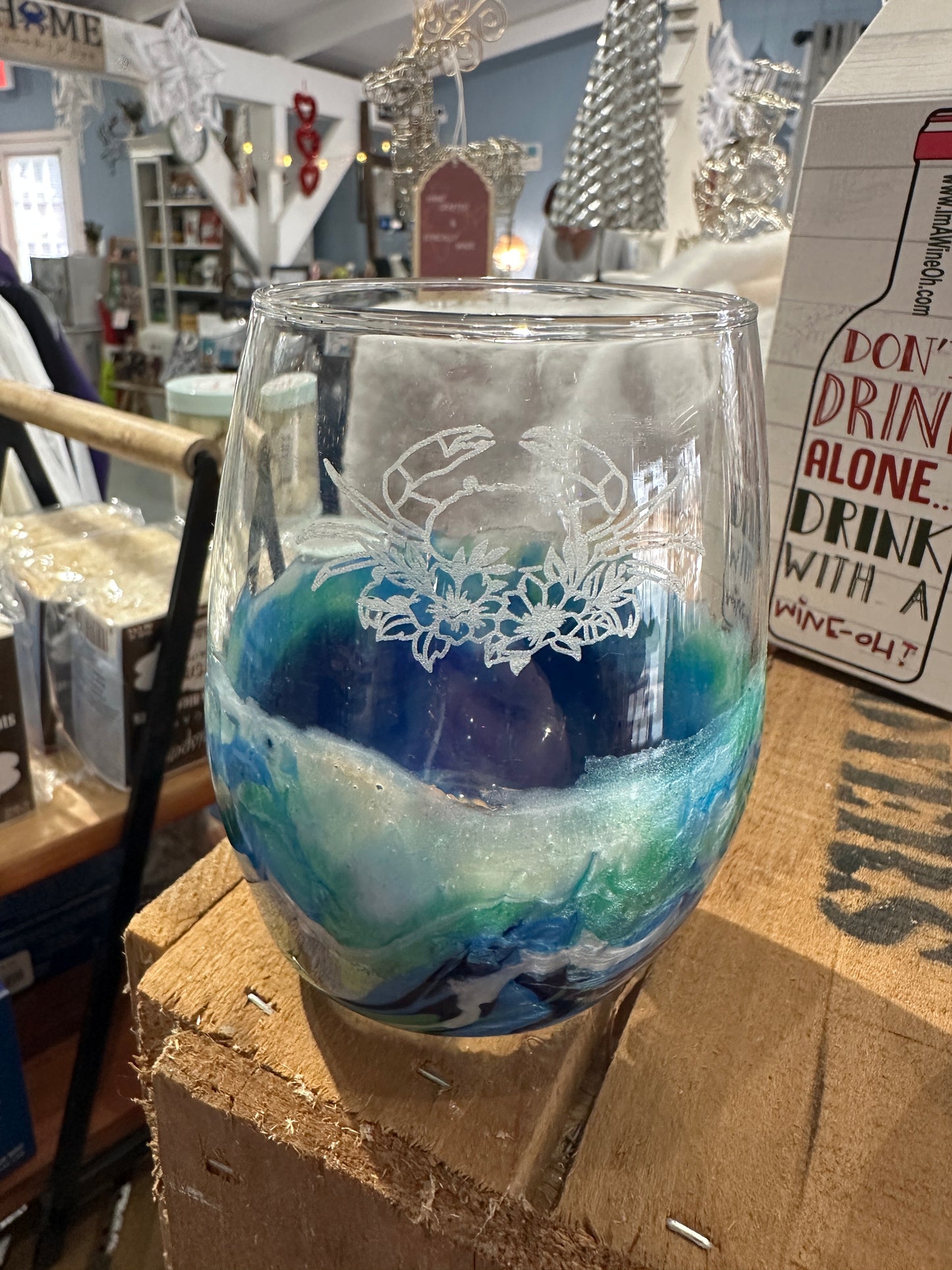 Resin Wine Glass