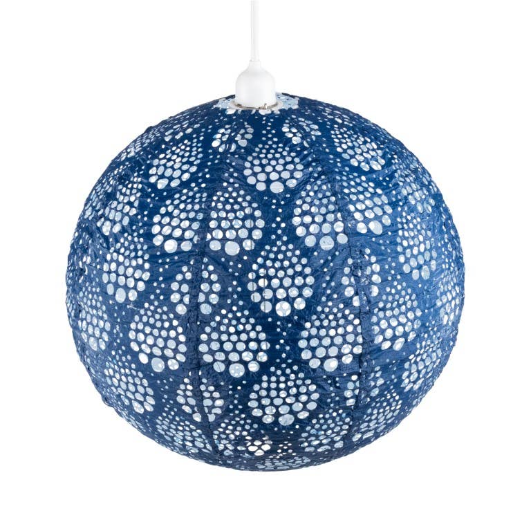 *NEW* Stella Nova Outdoor Pendent Light - Dewdrop 18" Blue