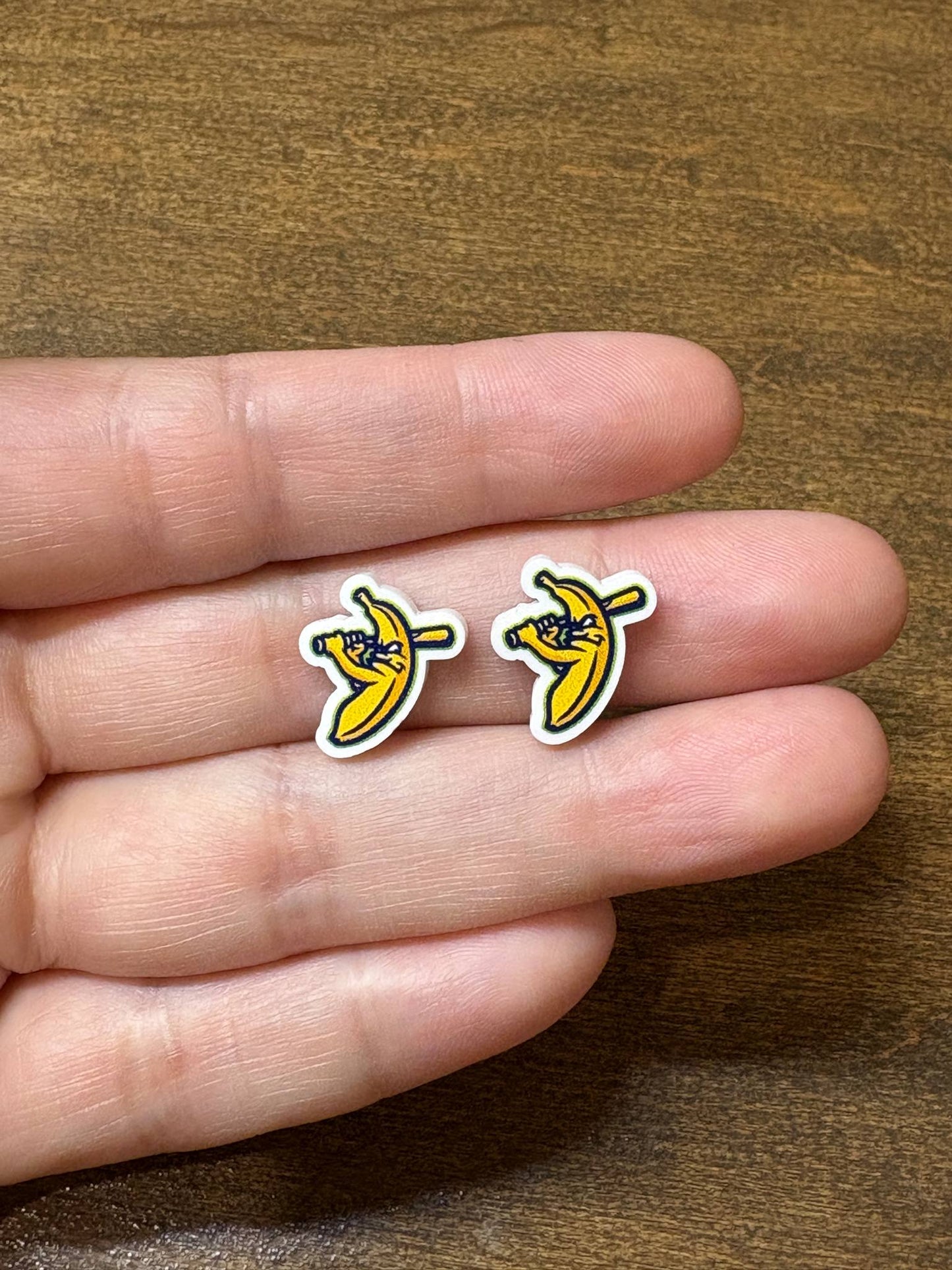Banana Ball Stud earrings