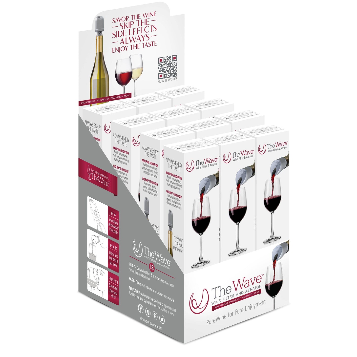 The Wave® Wine Purifier & Aerator