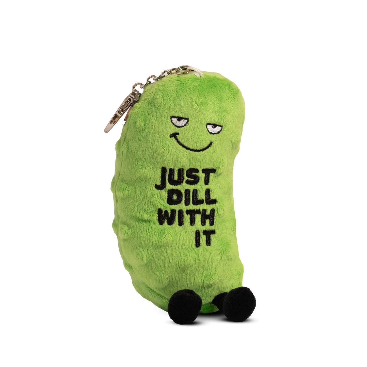 Punchkins Dill Pickle Bag Charm Plushie