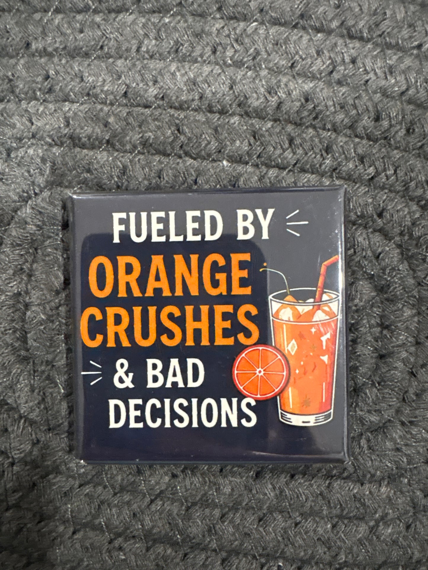 Orange Crushes 2x2 Magnet