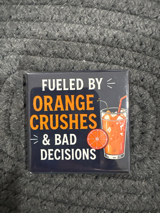 Orange Crushes 2x2 Magnet
