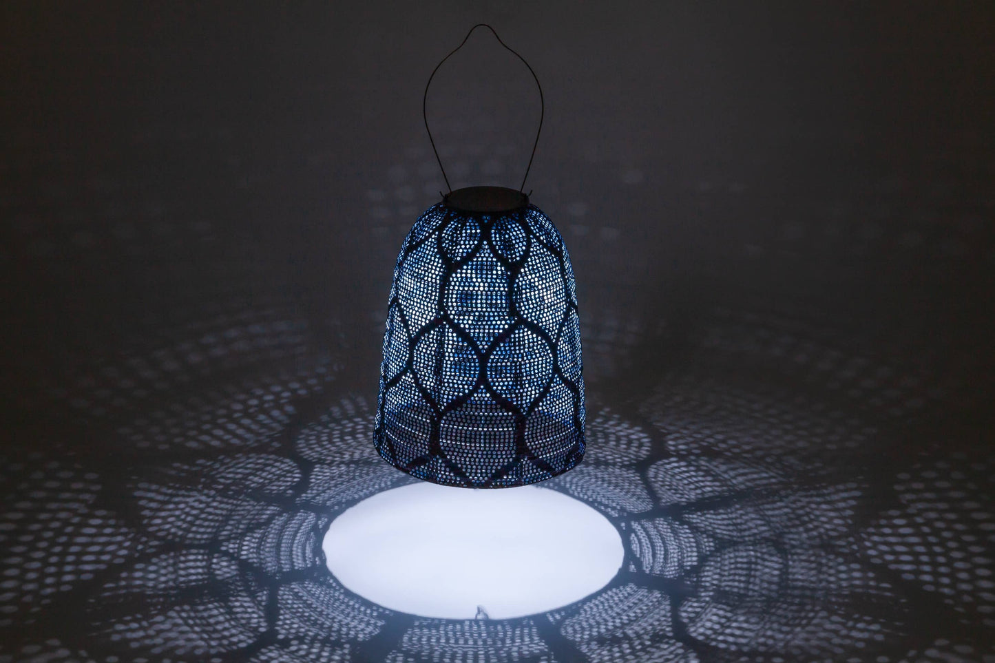 Stella Bell 11" Solar Lantern - Ultramarine