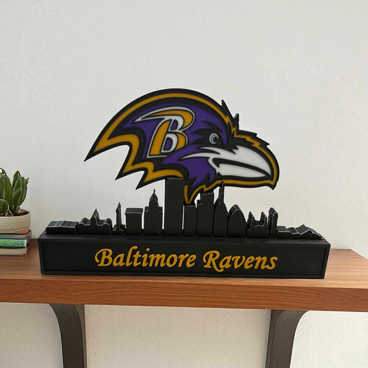 Ravens 3d skyline