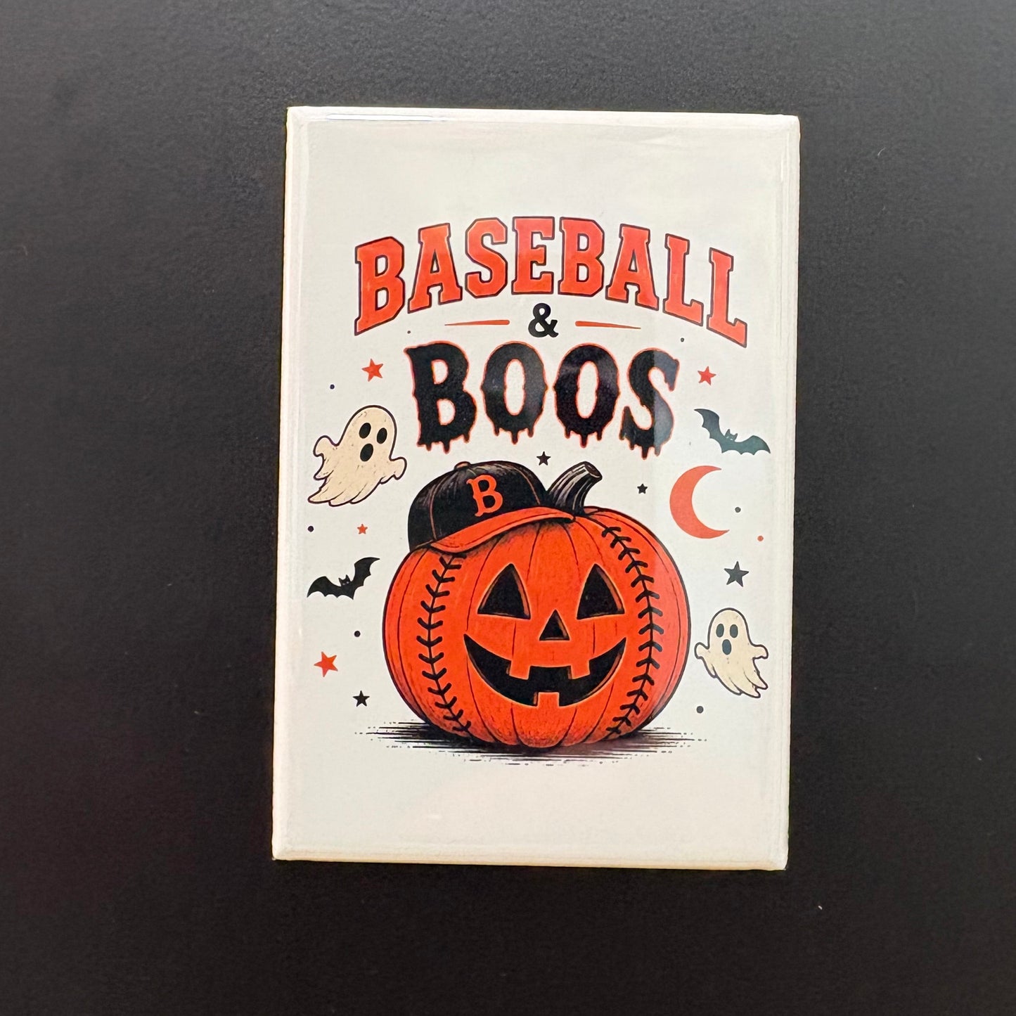 Baseball & Boos - 2”x3” Magnet