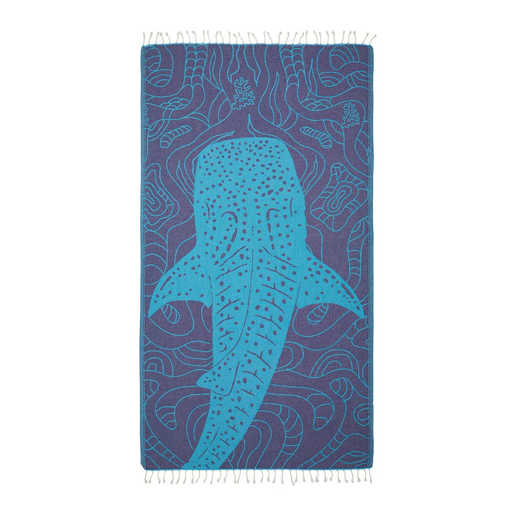 WhleShark Turkish Beach Towels Quick-dry Oversized Sand-free