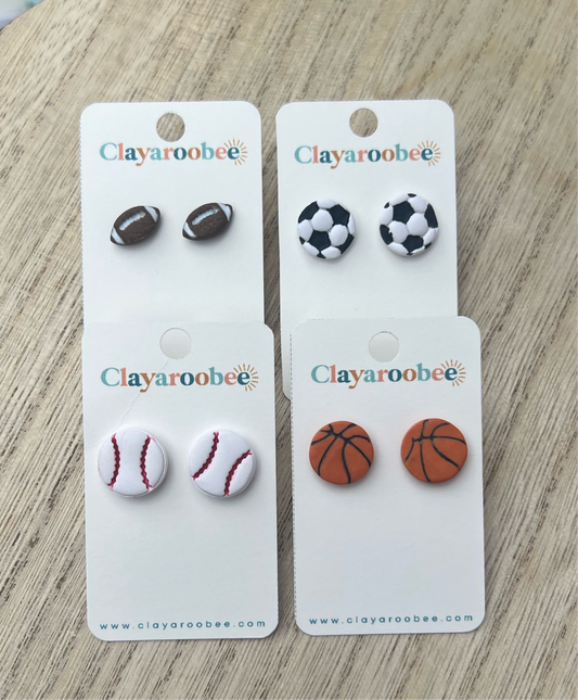 Sports Stud Earrings