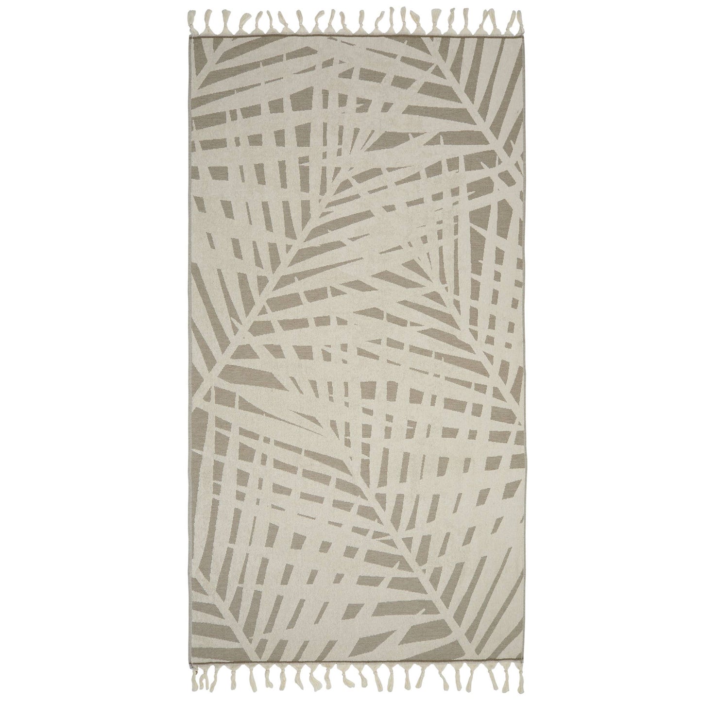 Palm Leaf Turkish Cotton Terry Beach Bath Towels 36x66 Pool