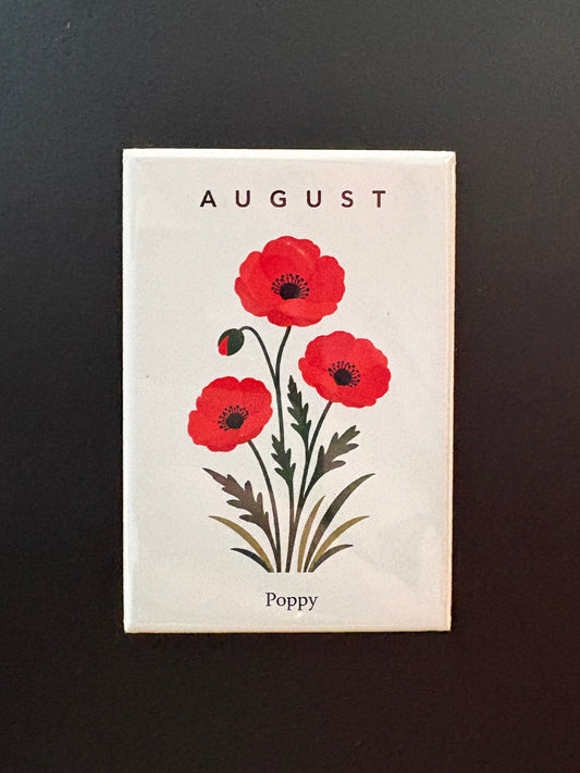August - 2”x3” Magnet