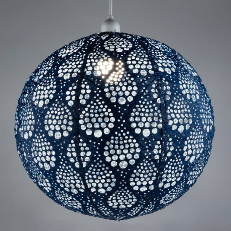 *NEW* Stella Nova Outdoor Pendent Light - Dewdrop 18" Blue