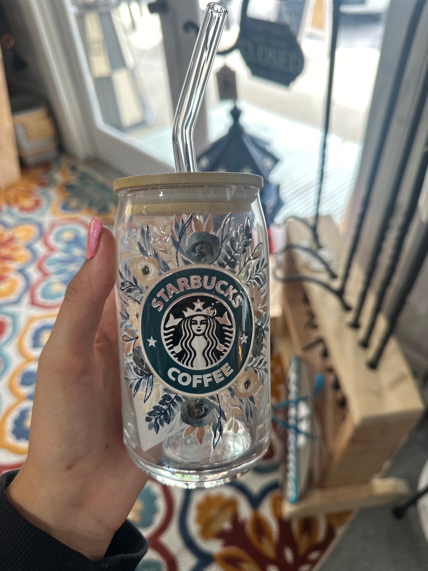 16 oz Glass Cup