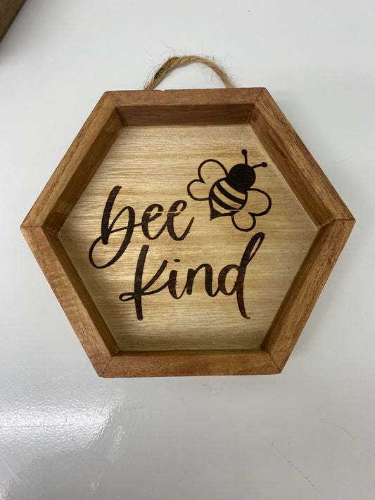 Bee Kind Wood Burn