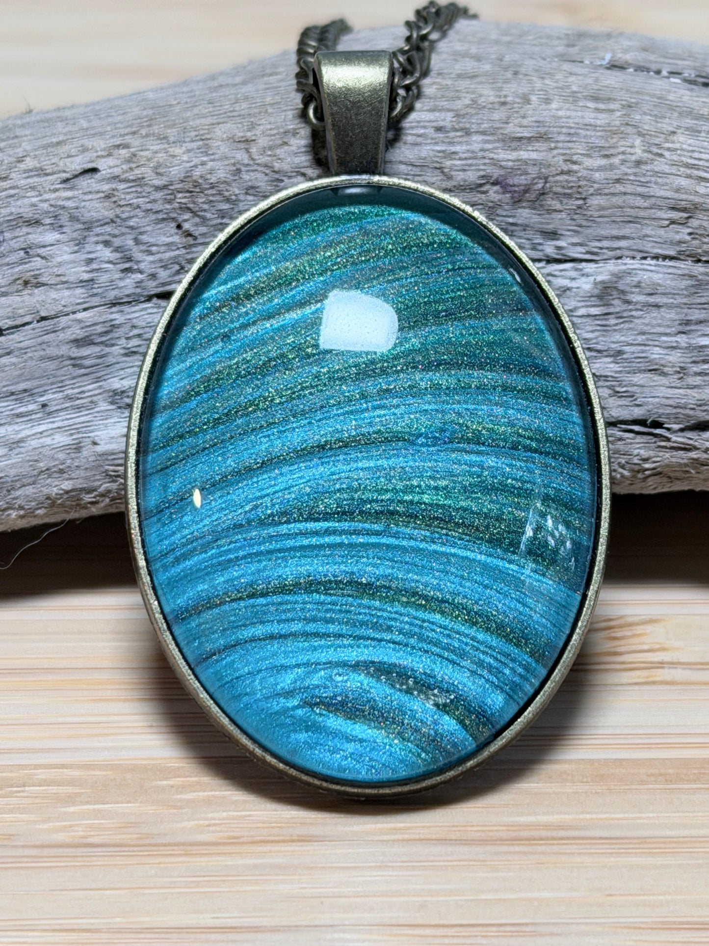 Fluid Art Necklaces