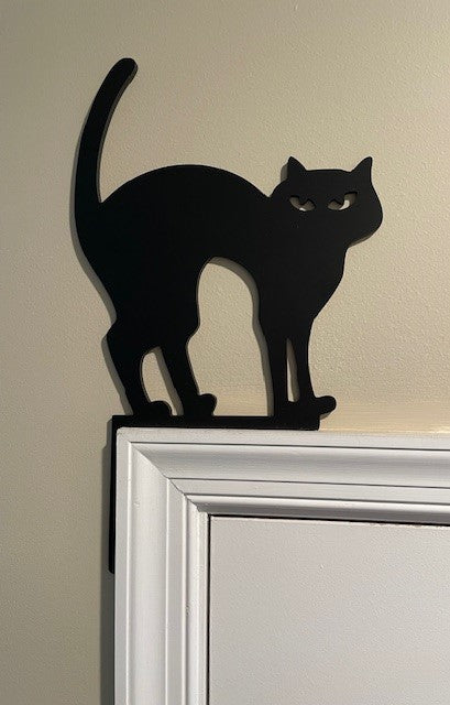 Black Cat - Halloween Door Corner