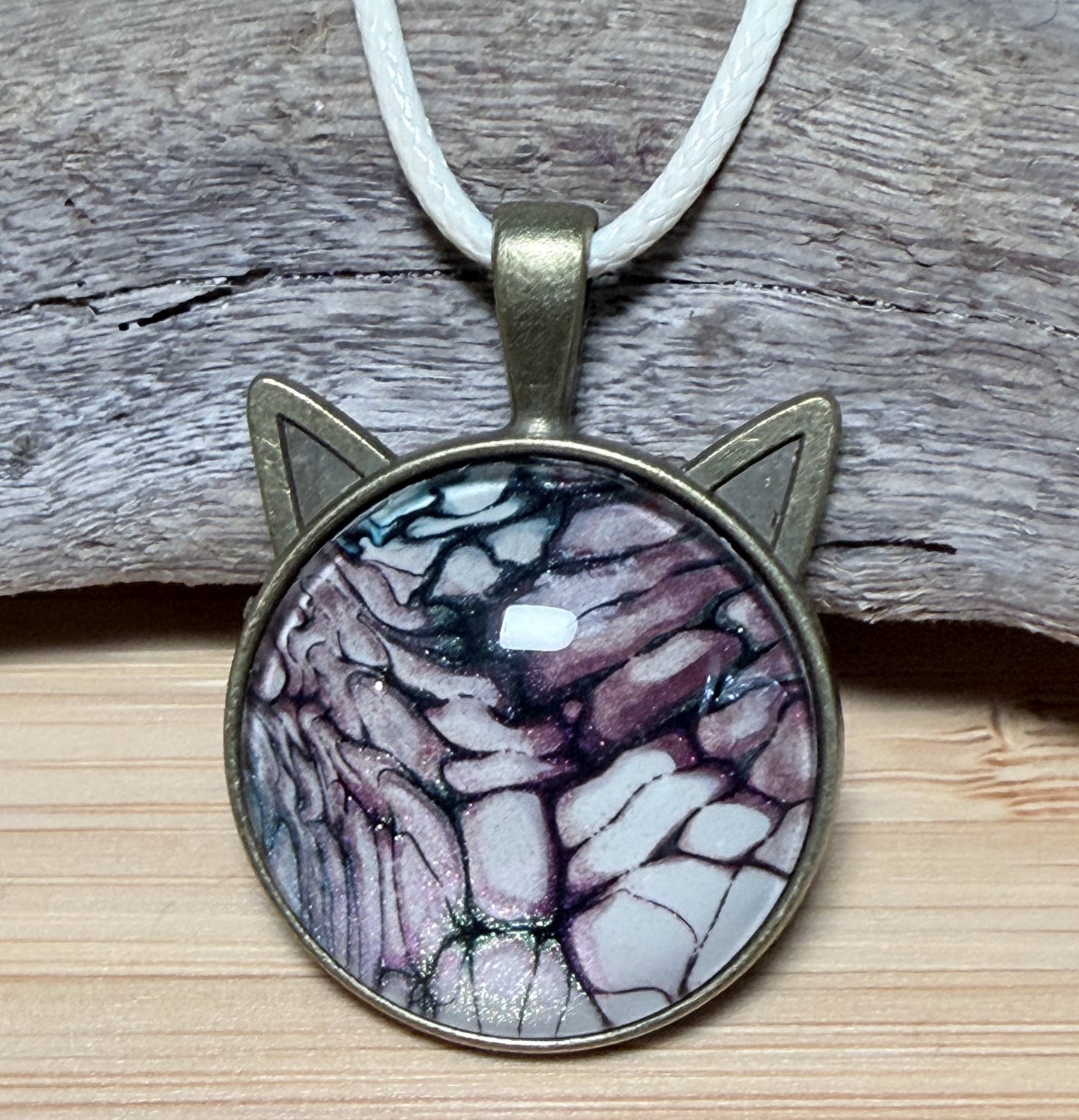 Fluid Art Necklaces