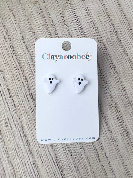 Ghost Flying Mini Stud Earrings