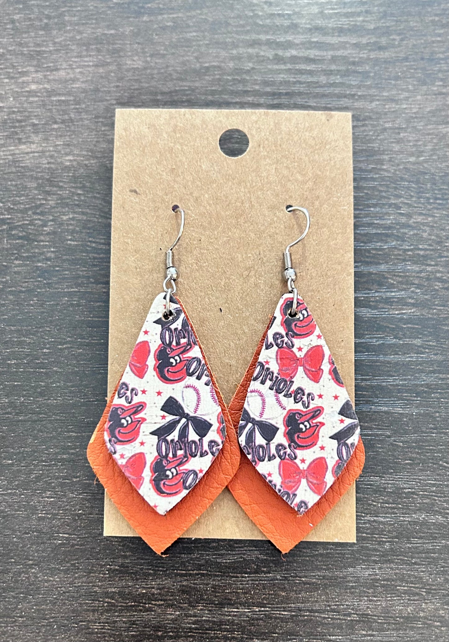 Orioles Dangle Earrings