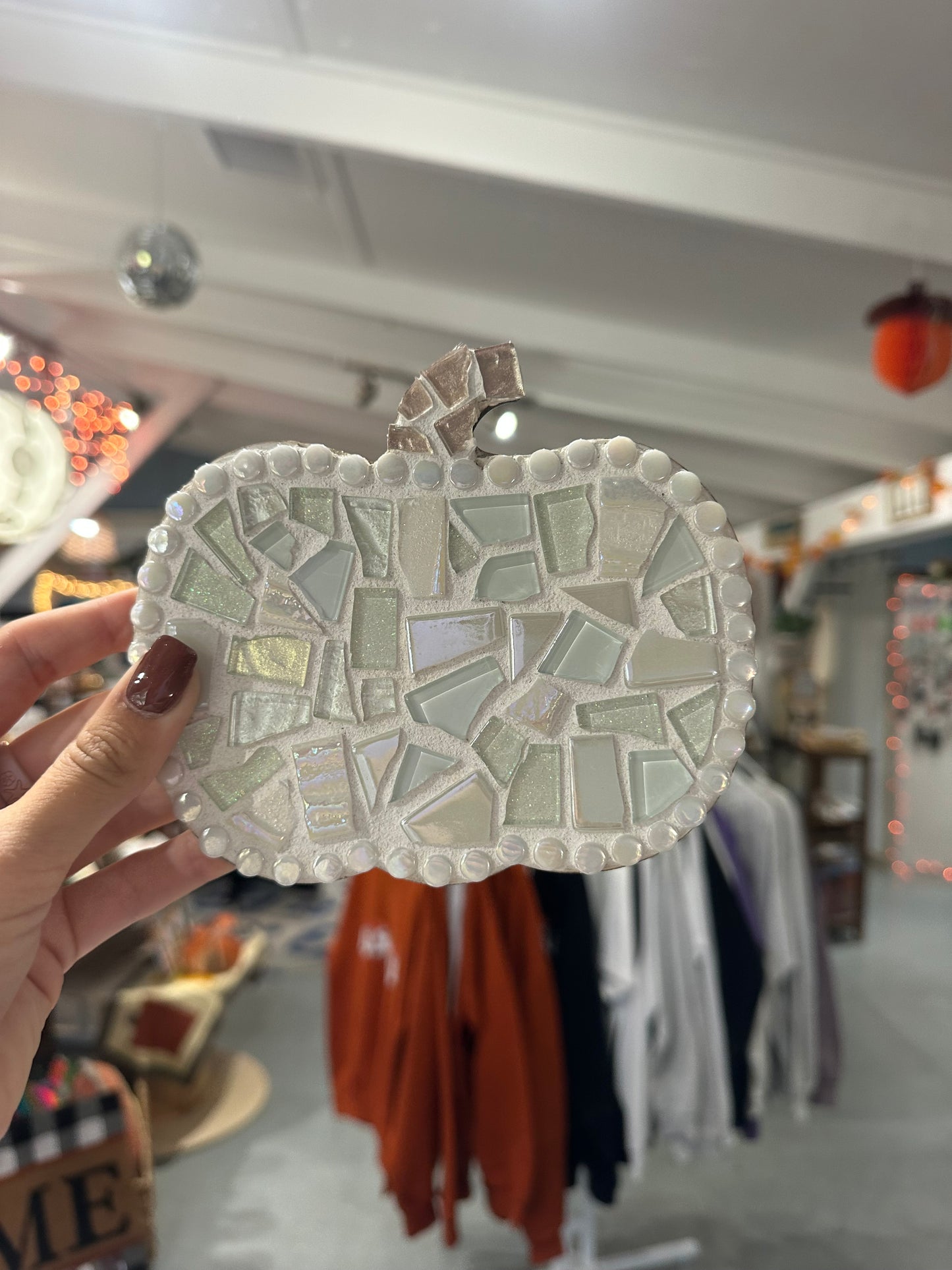 Mini Mosaic Pumpkins