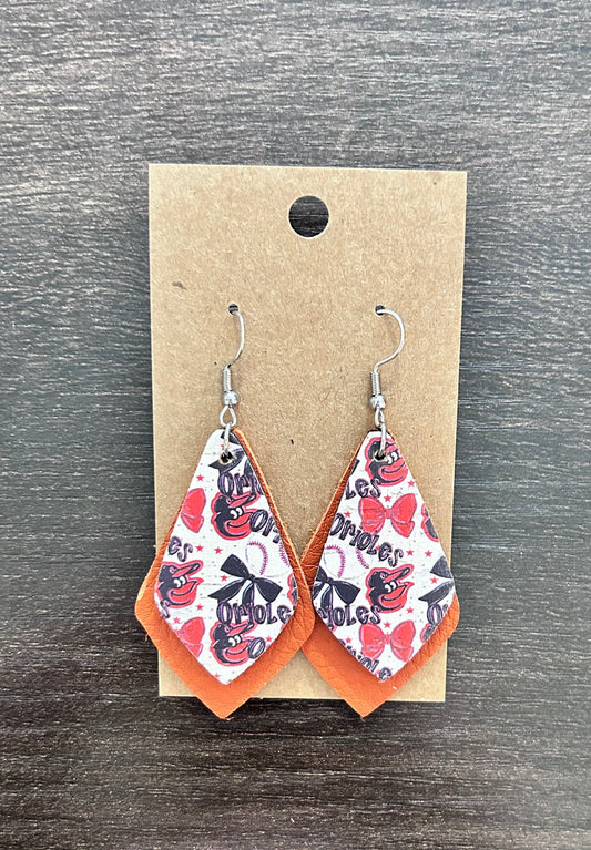 Orioles Dangle Earrings