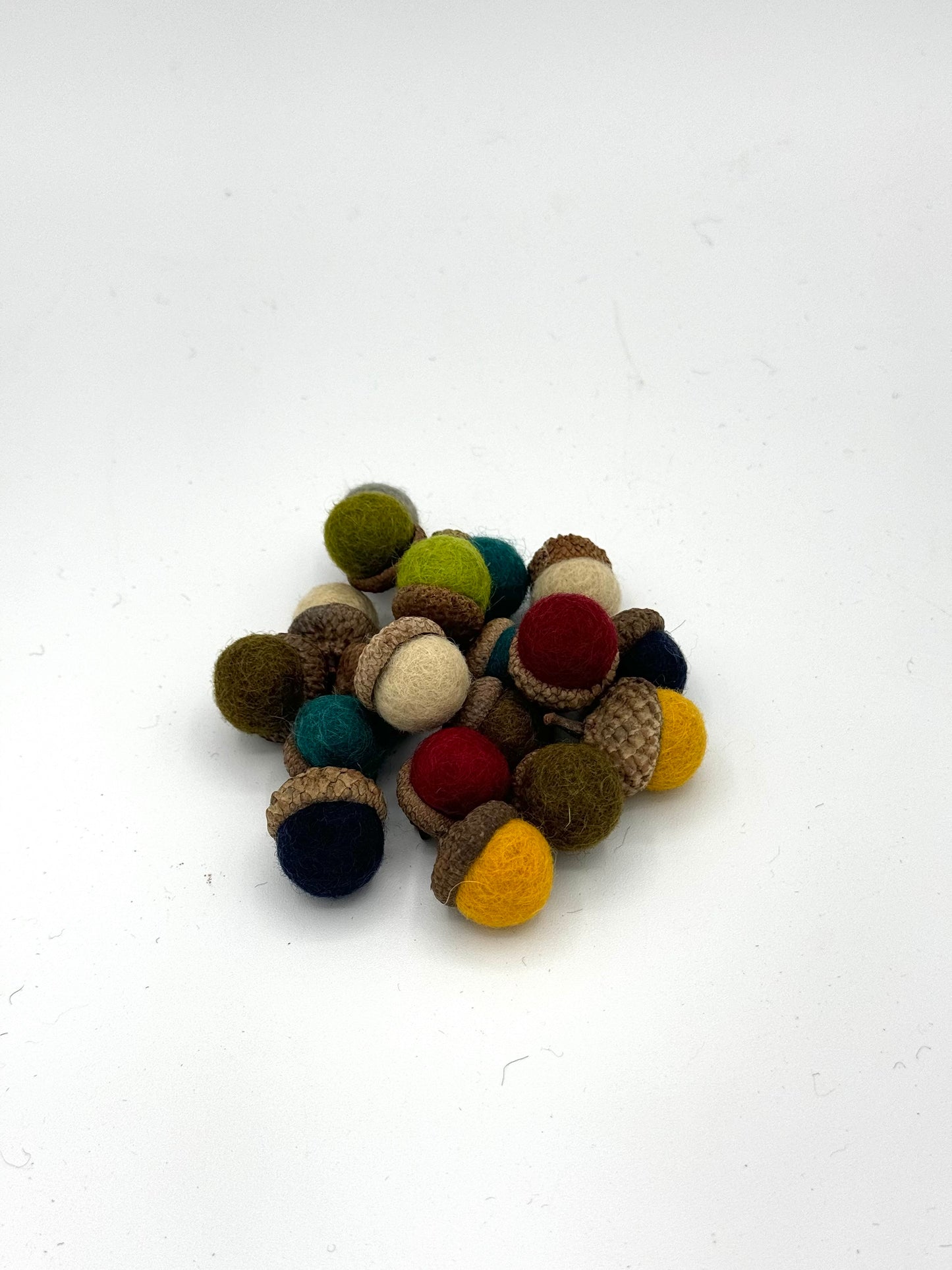 Felted Acorns