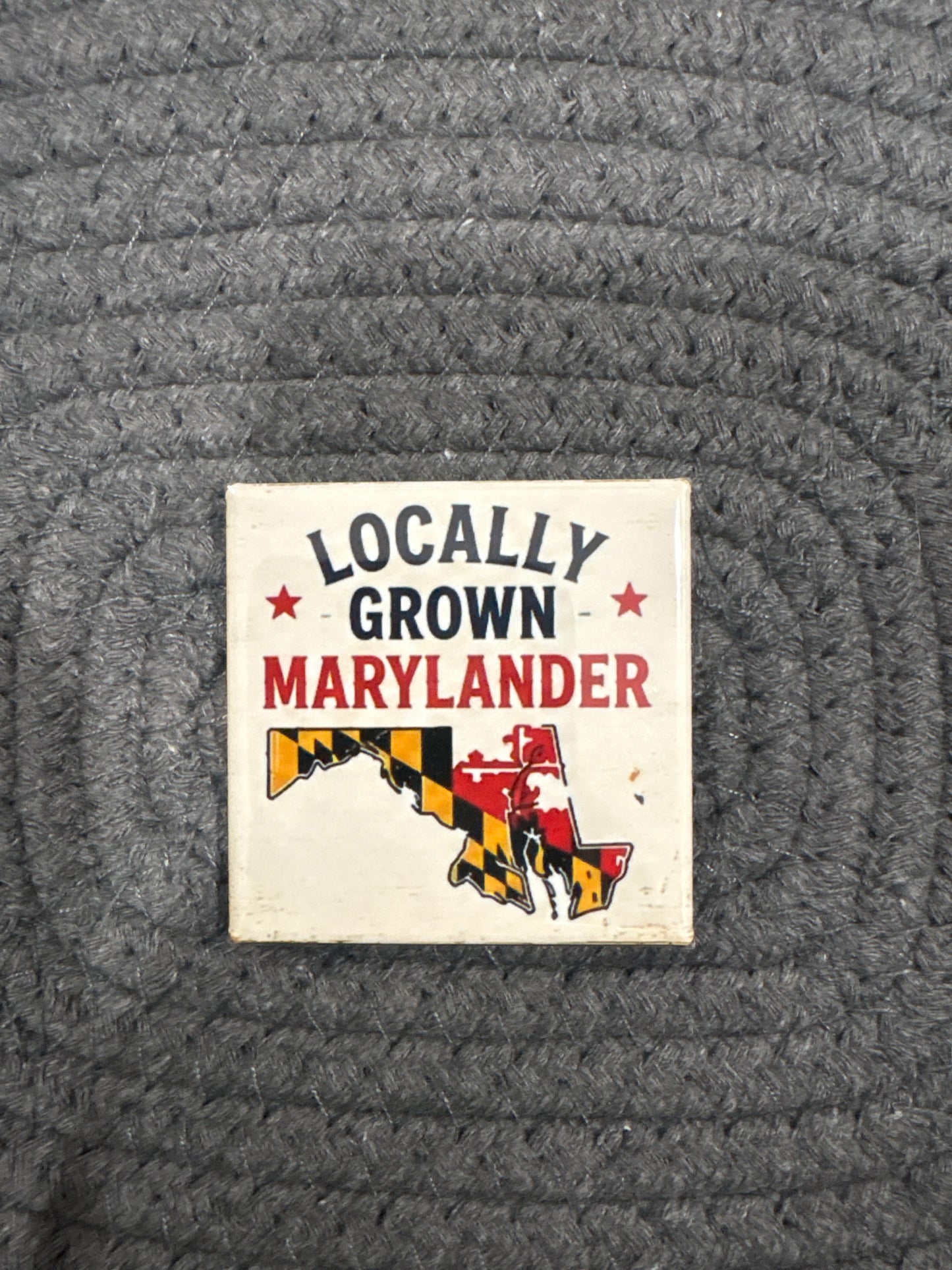 Locally Grown Marylander 2x2 Magnet