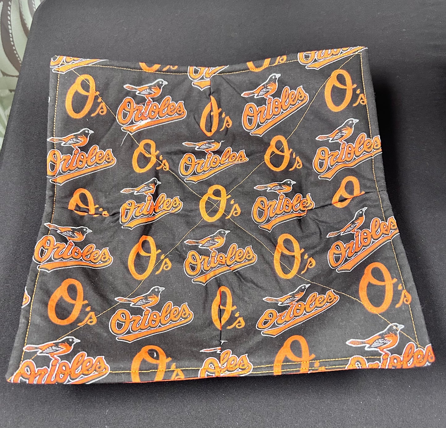 Orioles printed plate koozie