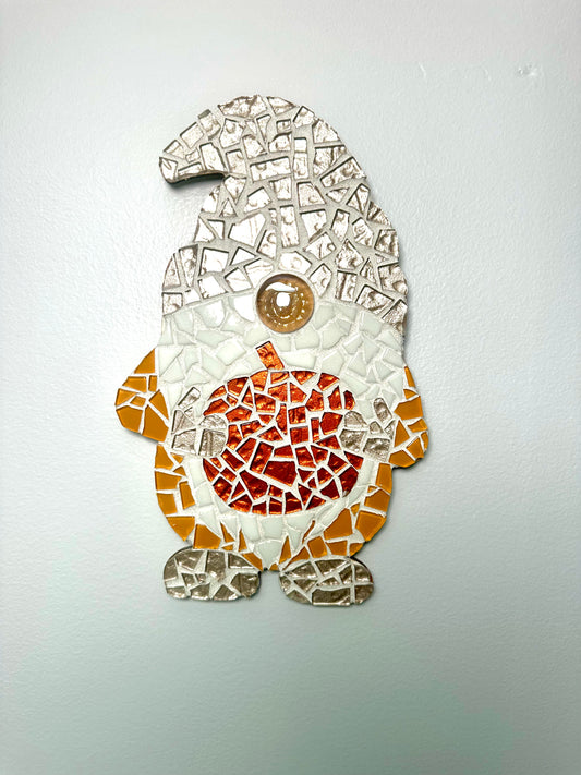 Pumpkin Gnome Mosaic