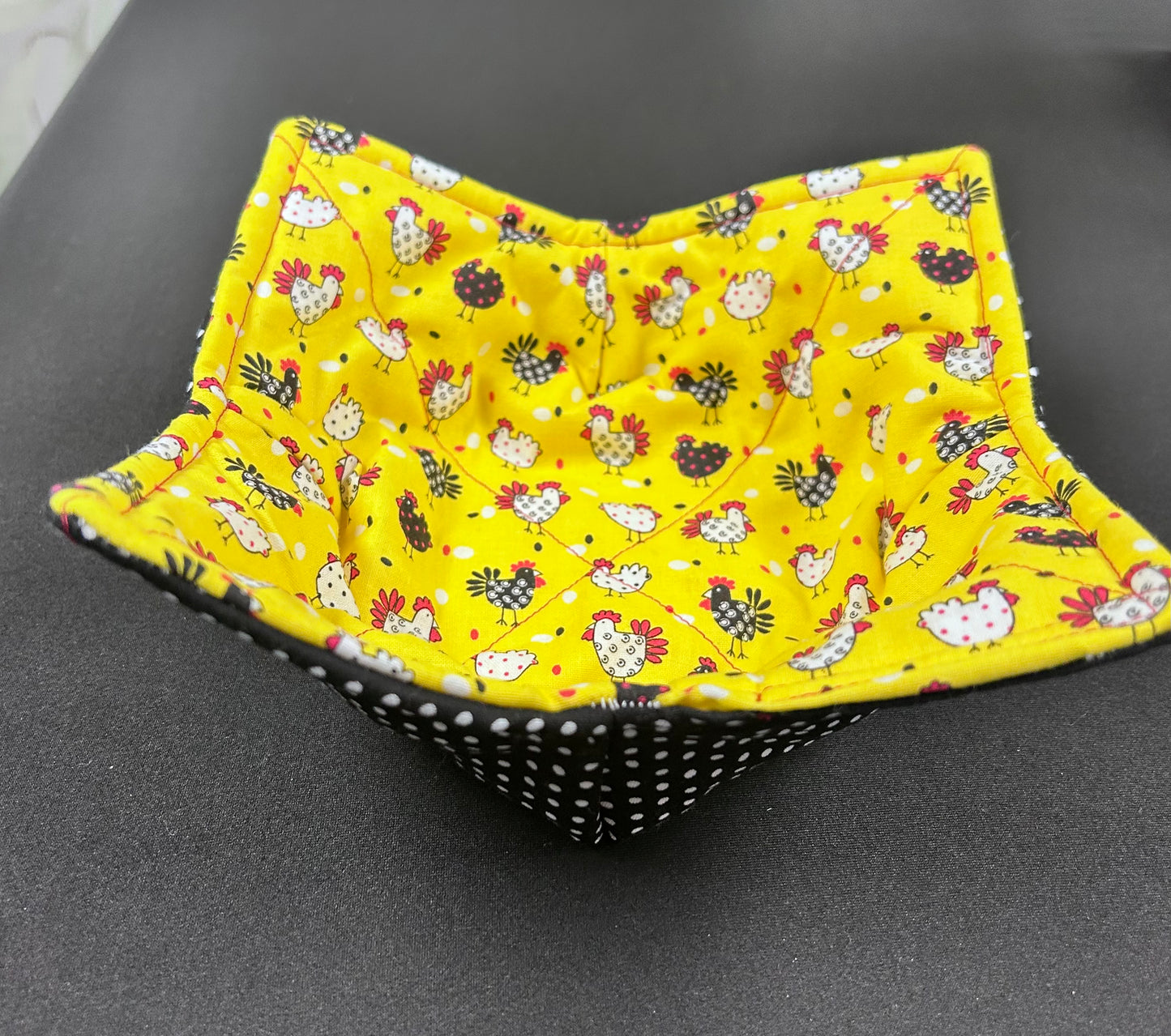 Chicken Print Soup bowl koozie