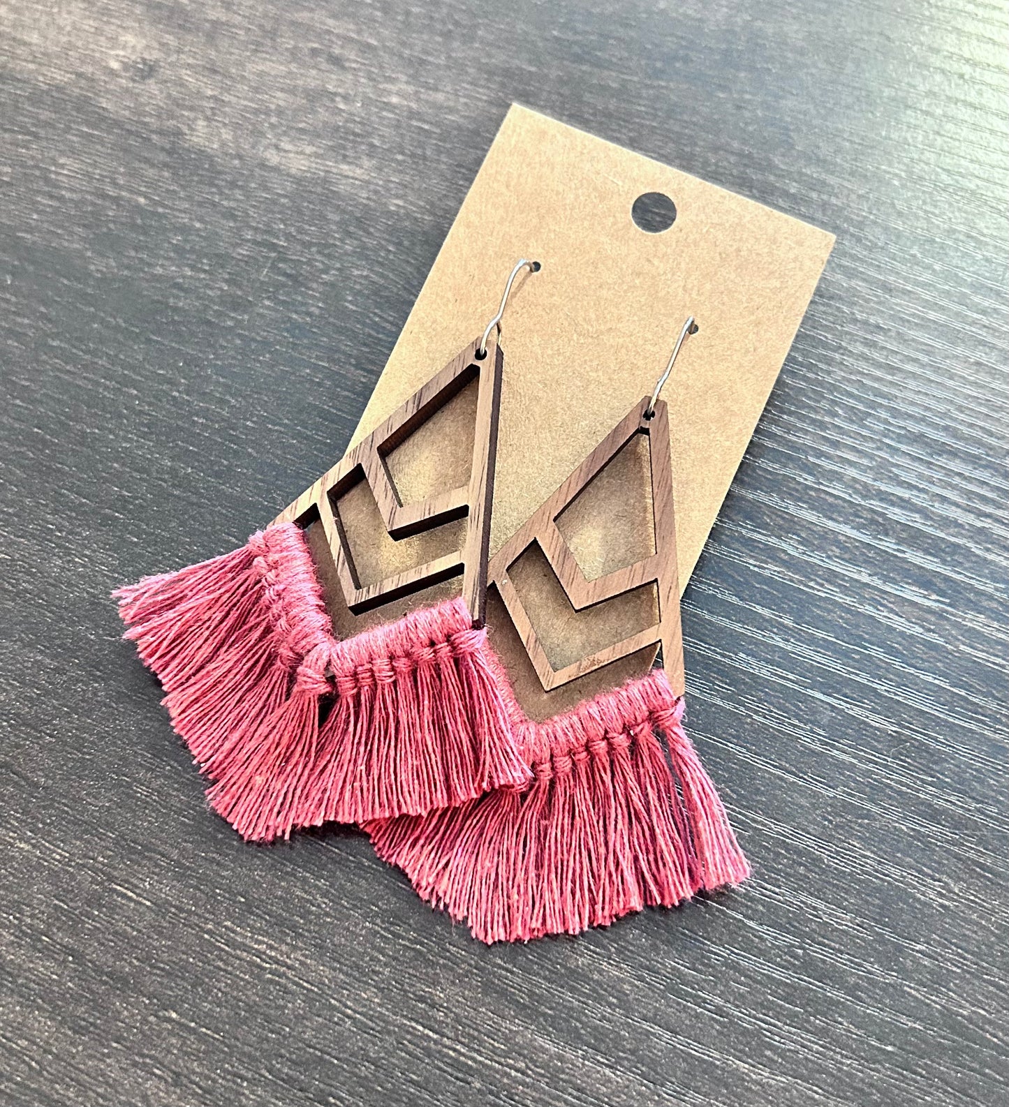 Macramé Dangle Earrings