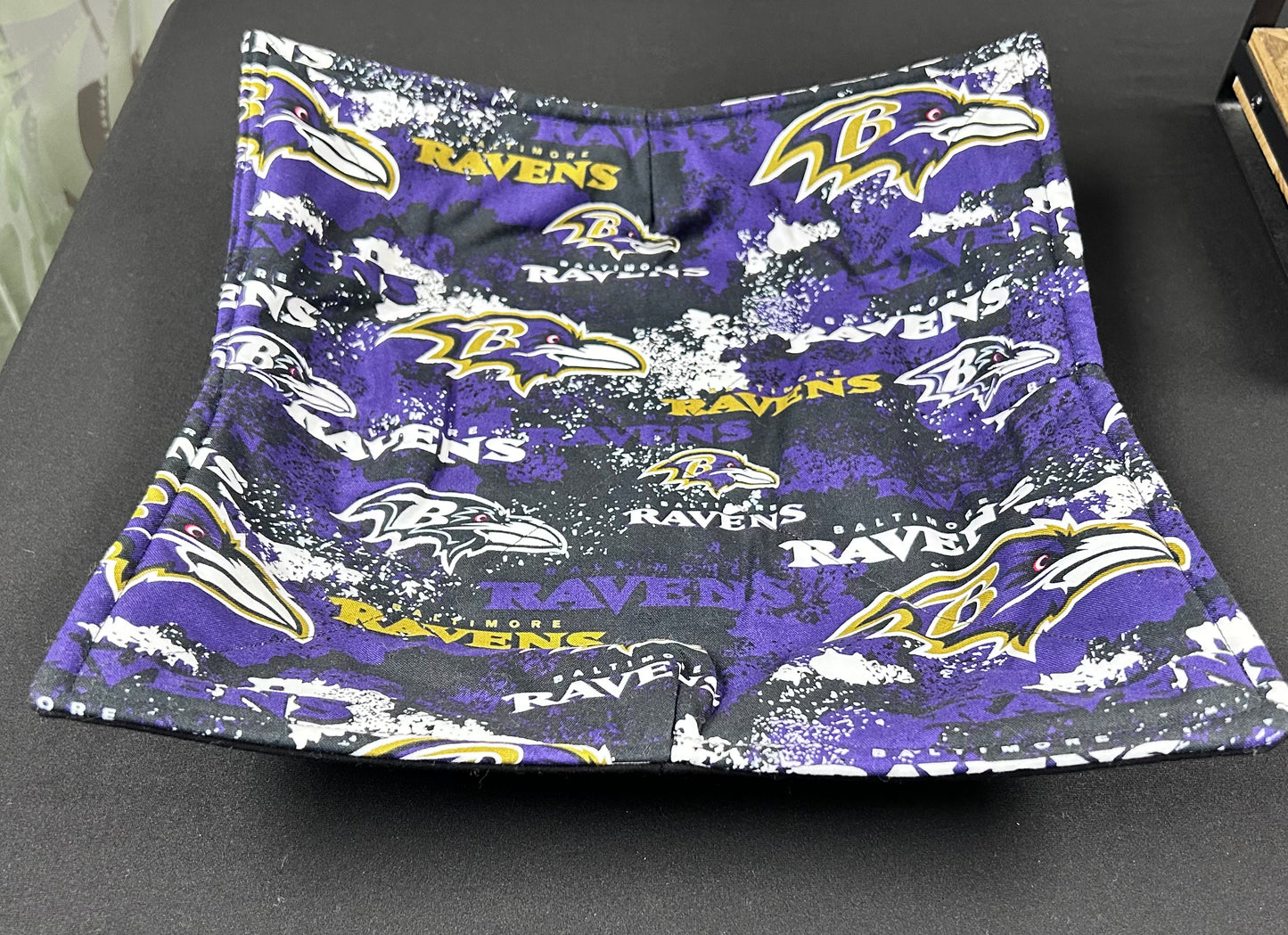 Ravens plate koozie