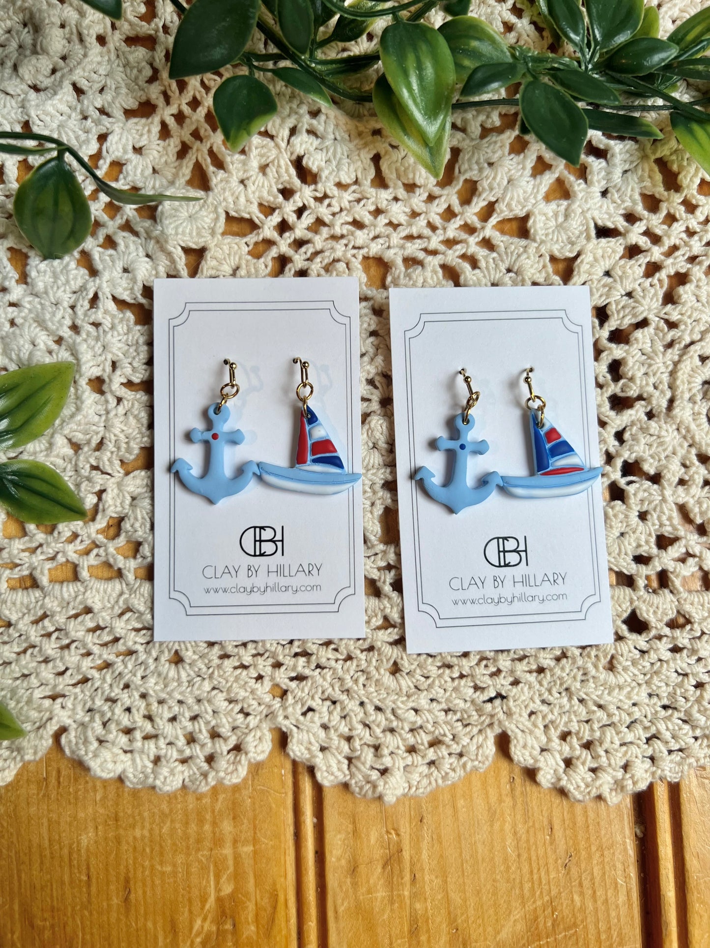 Polymer Clay Earrings by HIllary