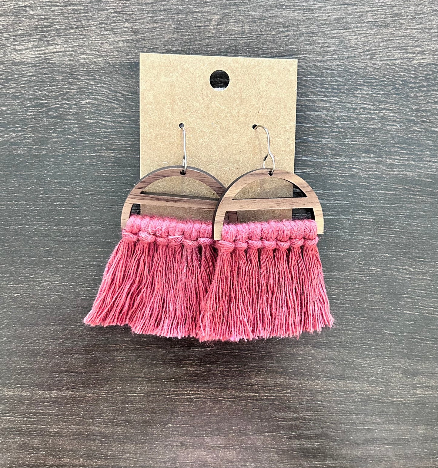 Macramé Dangle Earrings