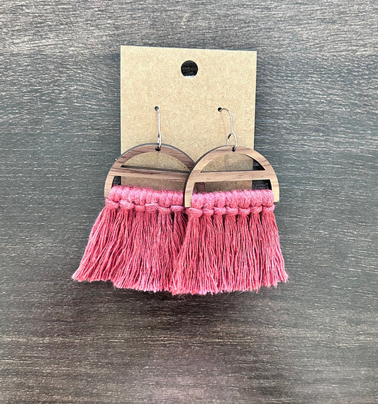 Macramé Dangle Earrings