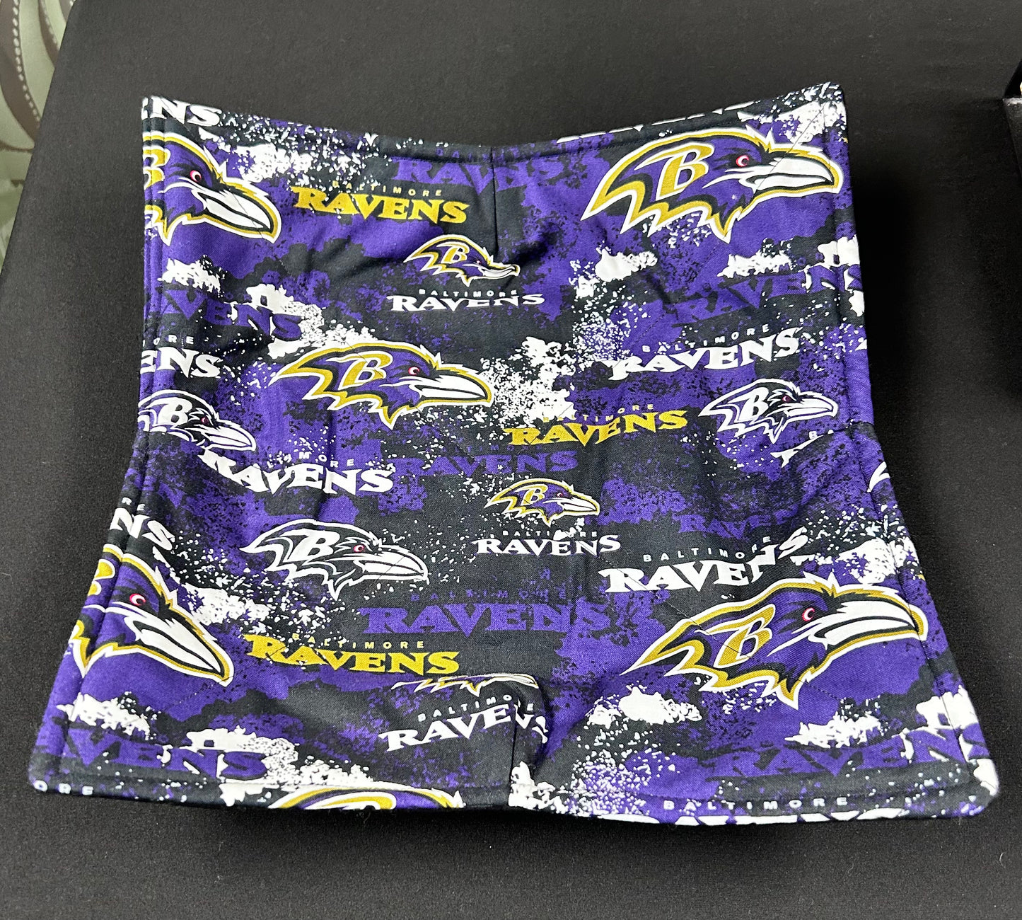 Ravens plate koozie