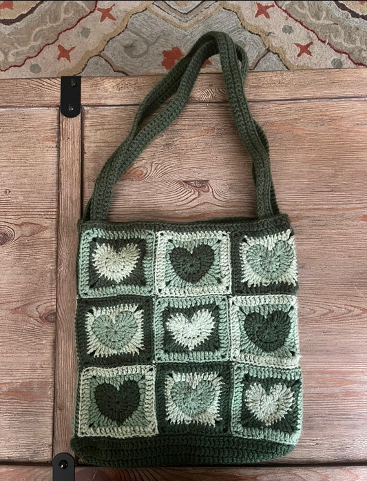 Crochet tote bag