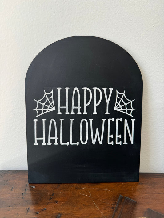 Happy Halloween Table Sign