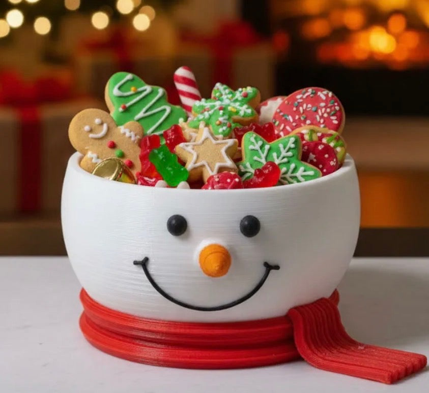 3D Snowman Bowl