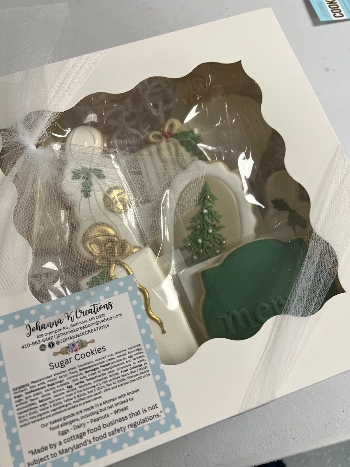 Johanna K decorated cookies -