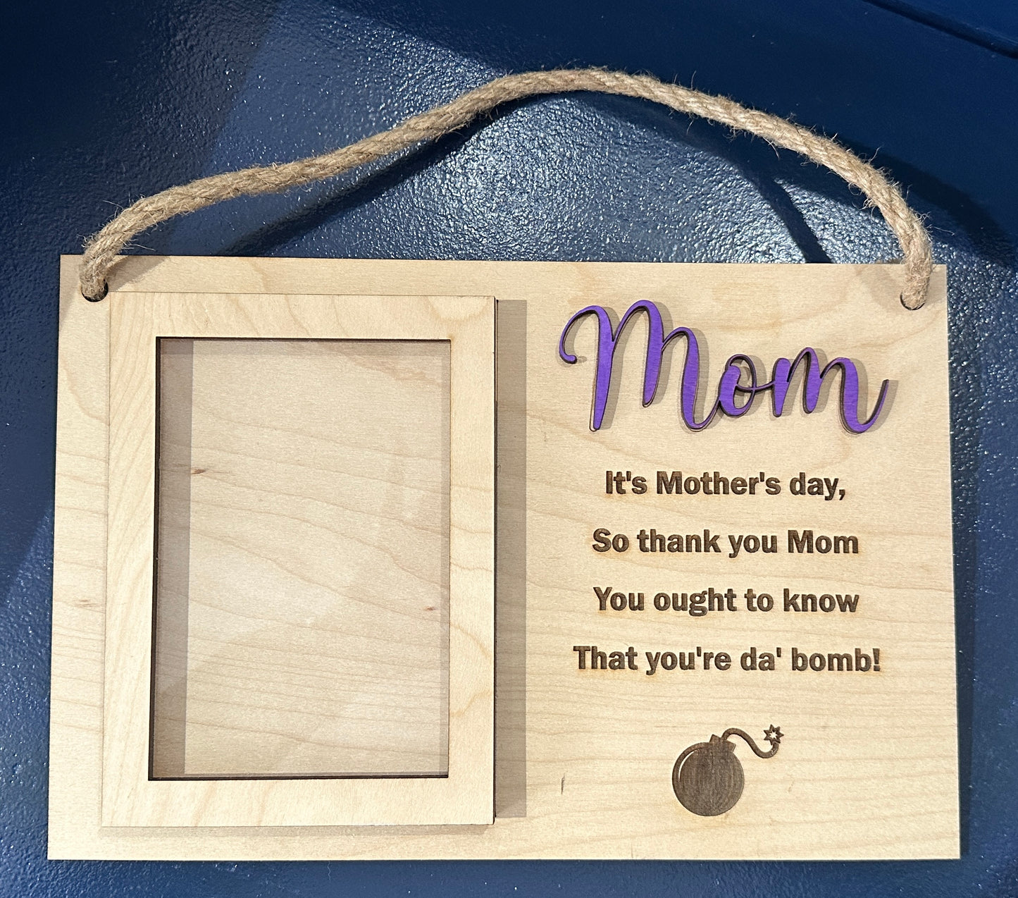 mom hanging frame