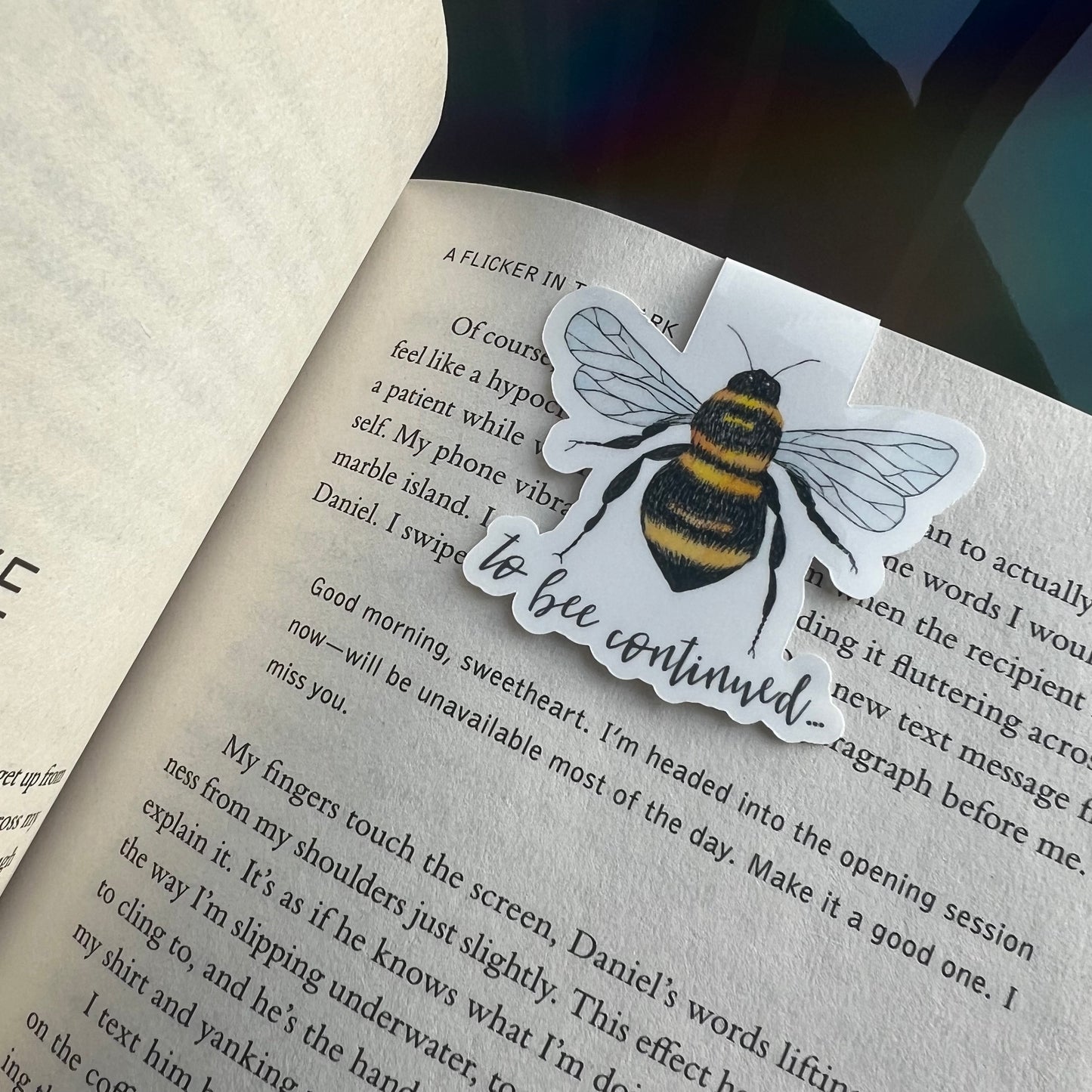 To Bee Continued Bookmark