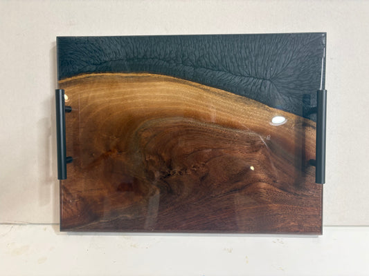 Wood and Resin Charcuterie Board