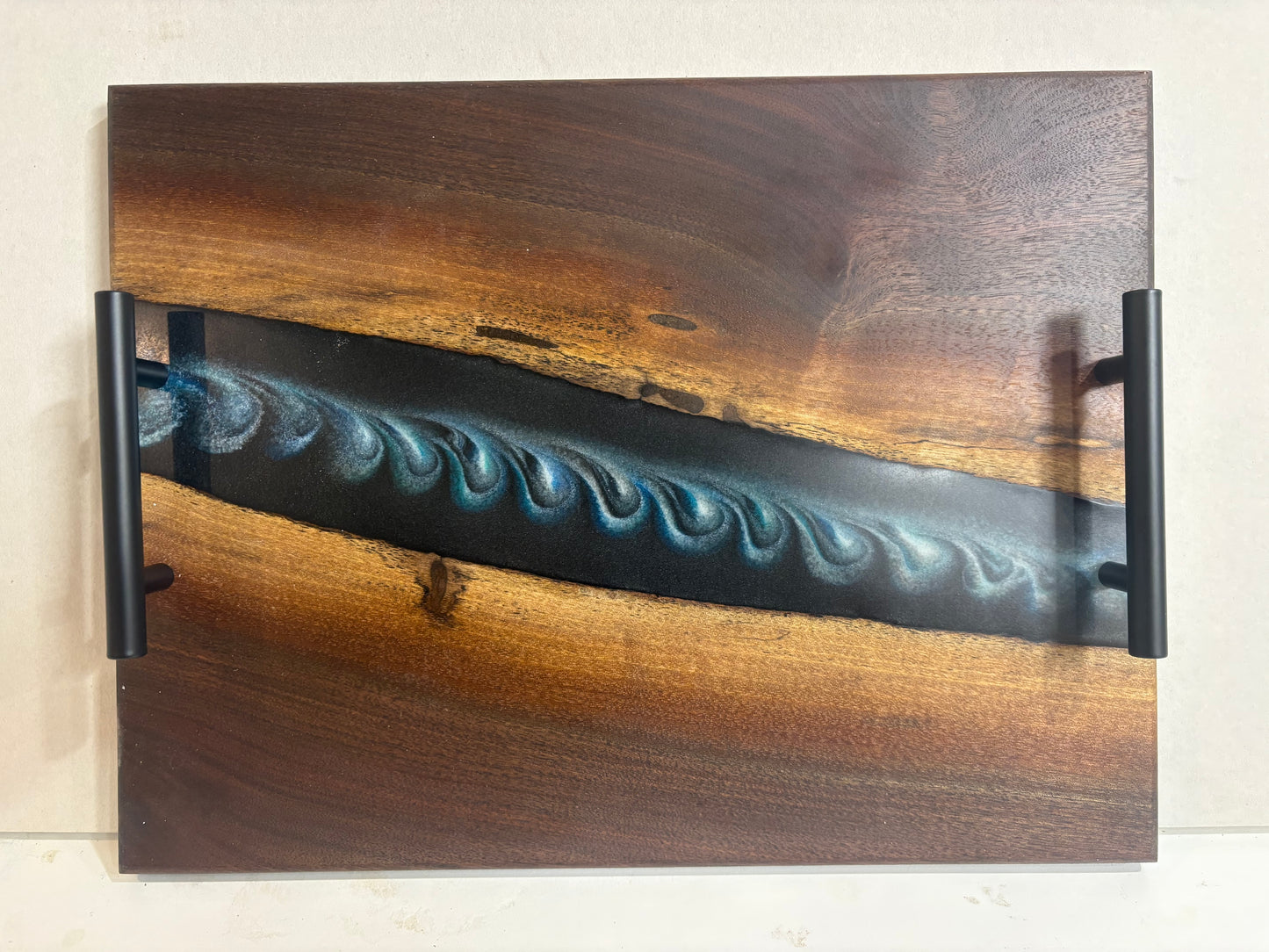 Wood and Resin Charcuterie Board