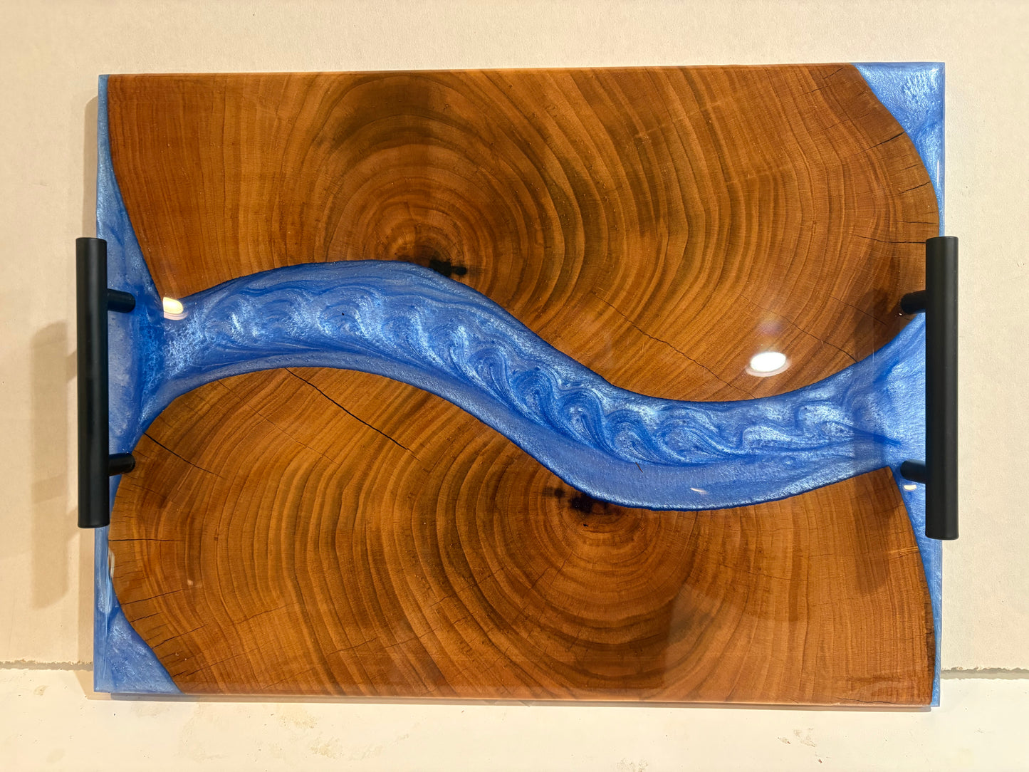 Wood and Resin Charcuterie Board