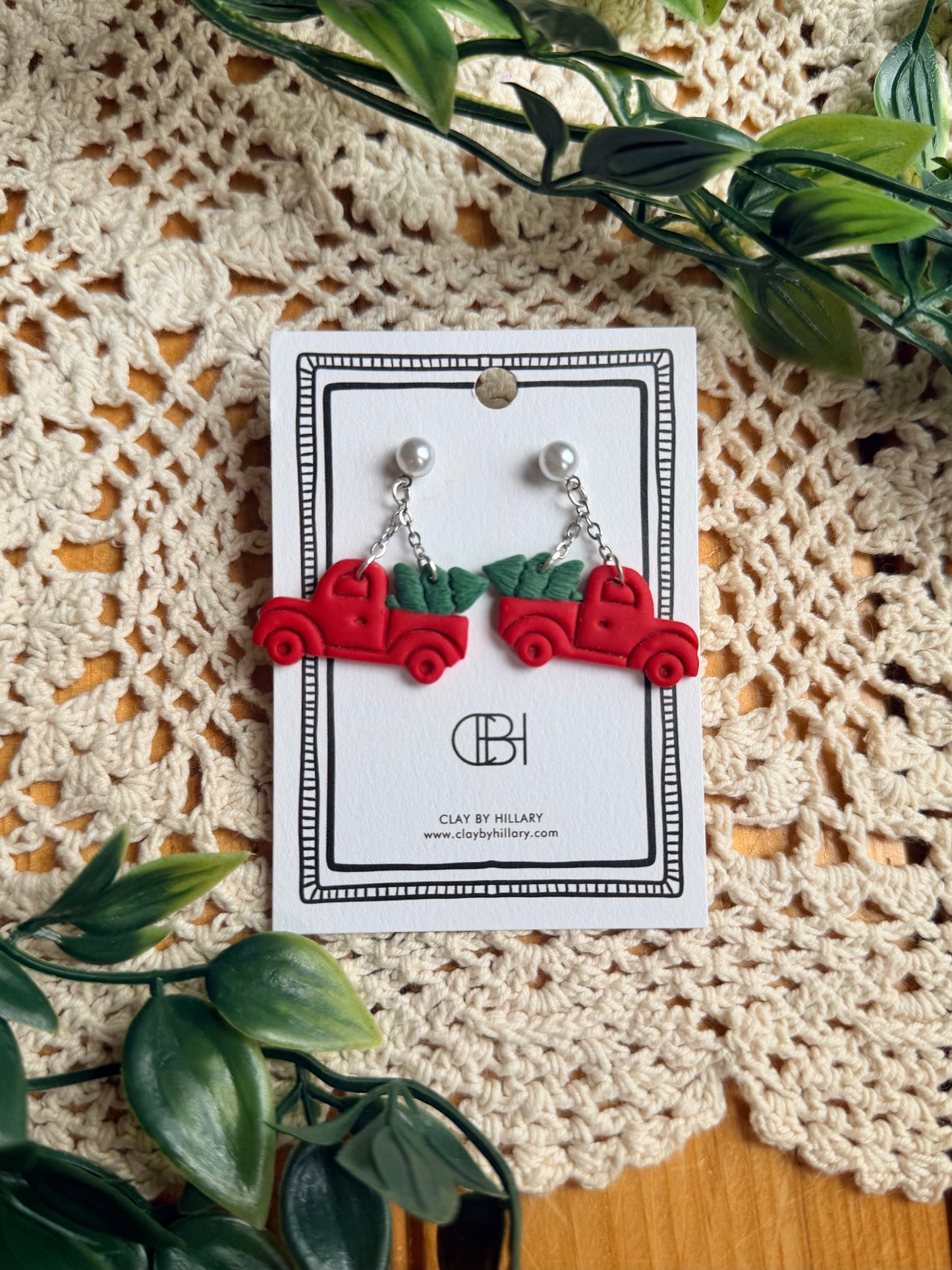 Polymer Clay Earrings by Hillary